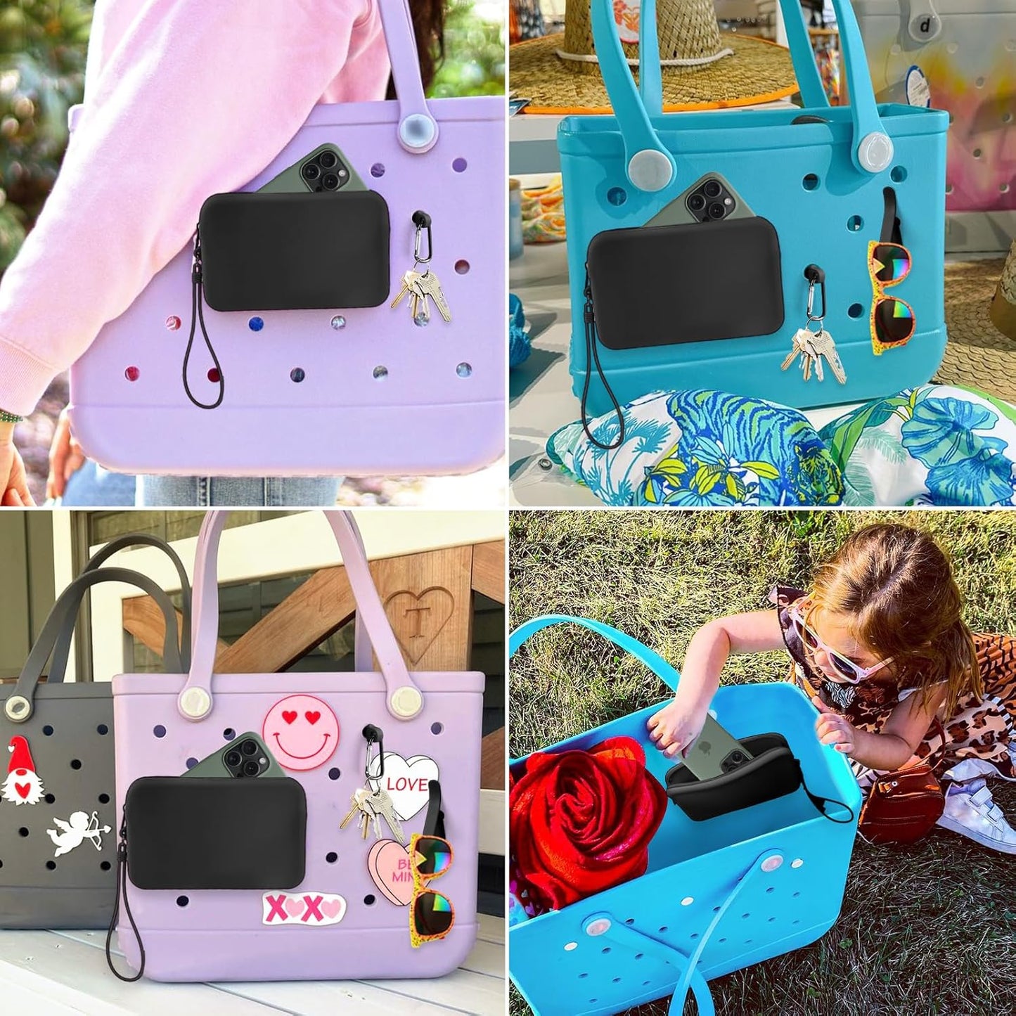 Black pouch set