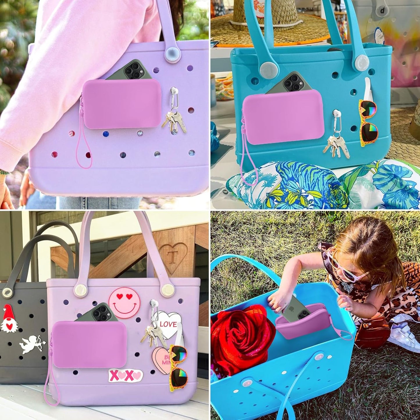 Purple pouch set