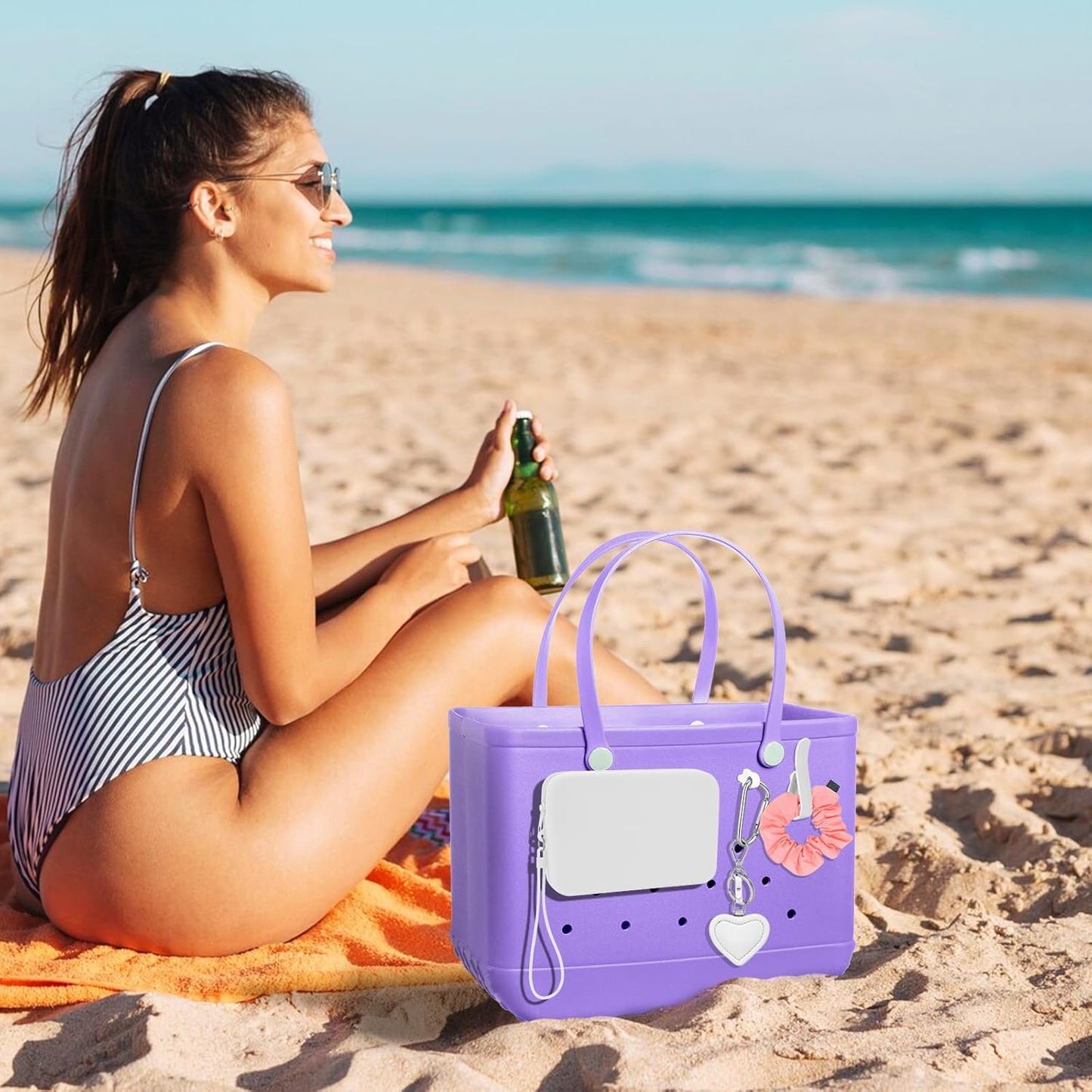White pouch set