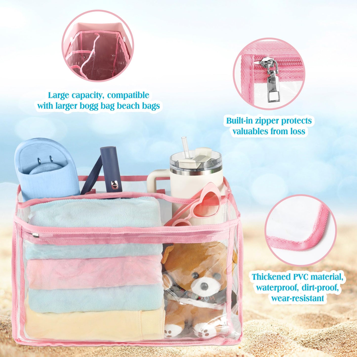 Pink organizer