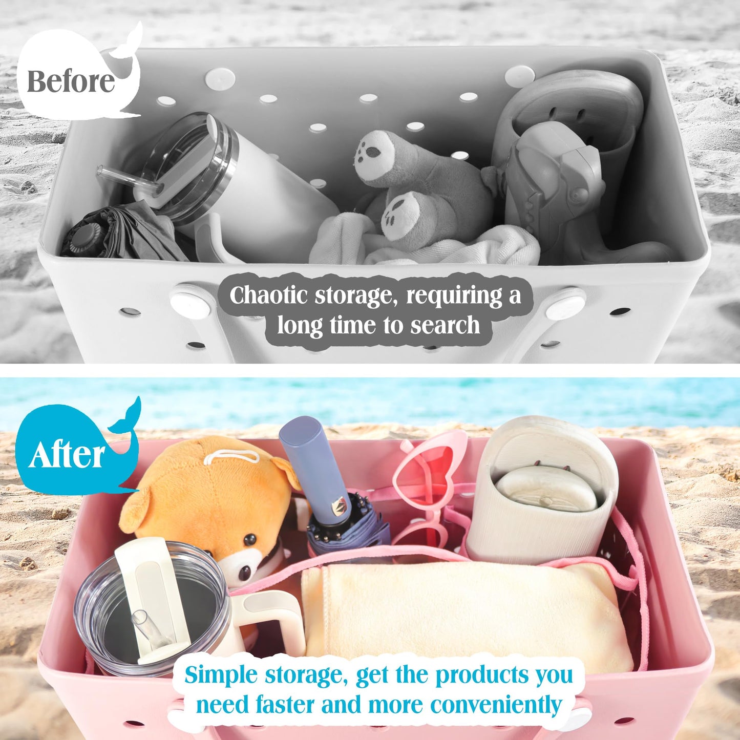 Pink organizer