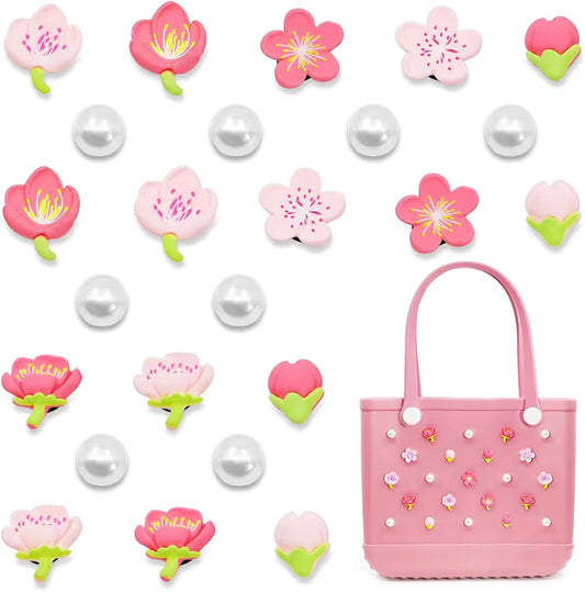 Pink flower bits