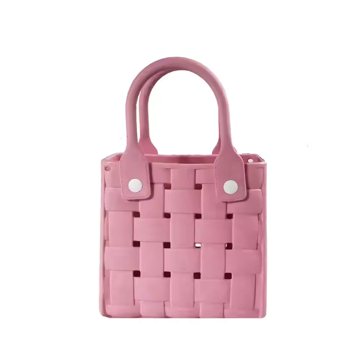 Pink tote bag